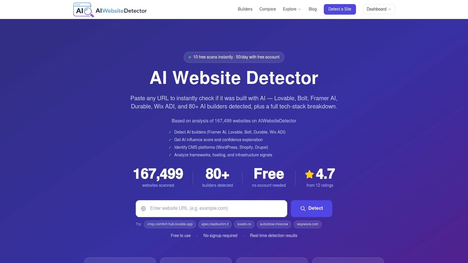AI Website Detector