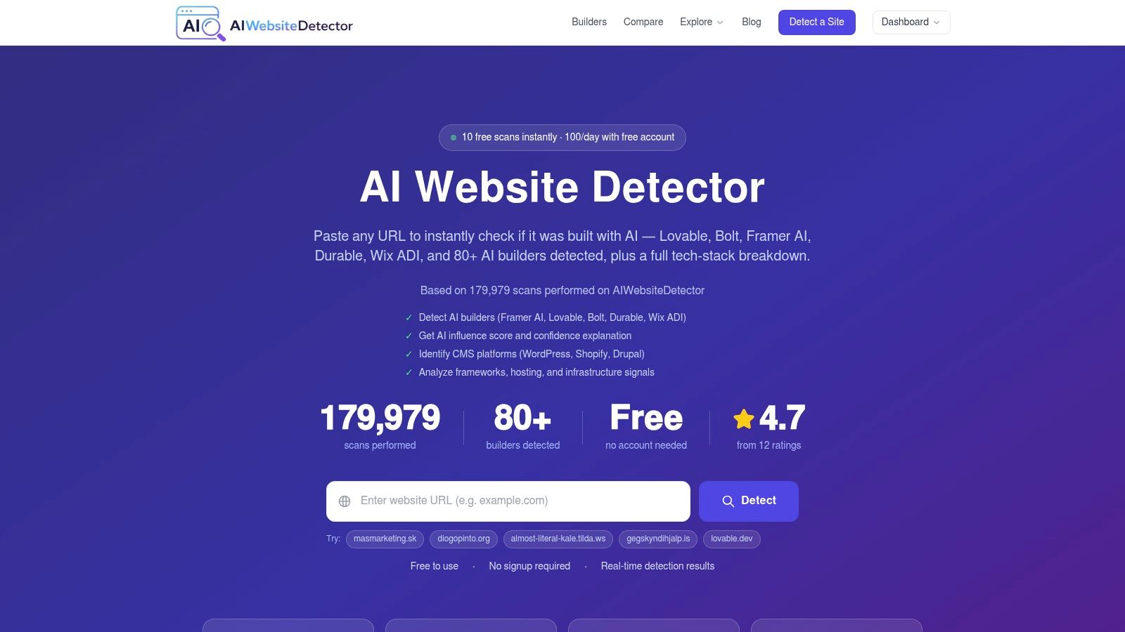 AI Website Detector