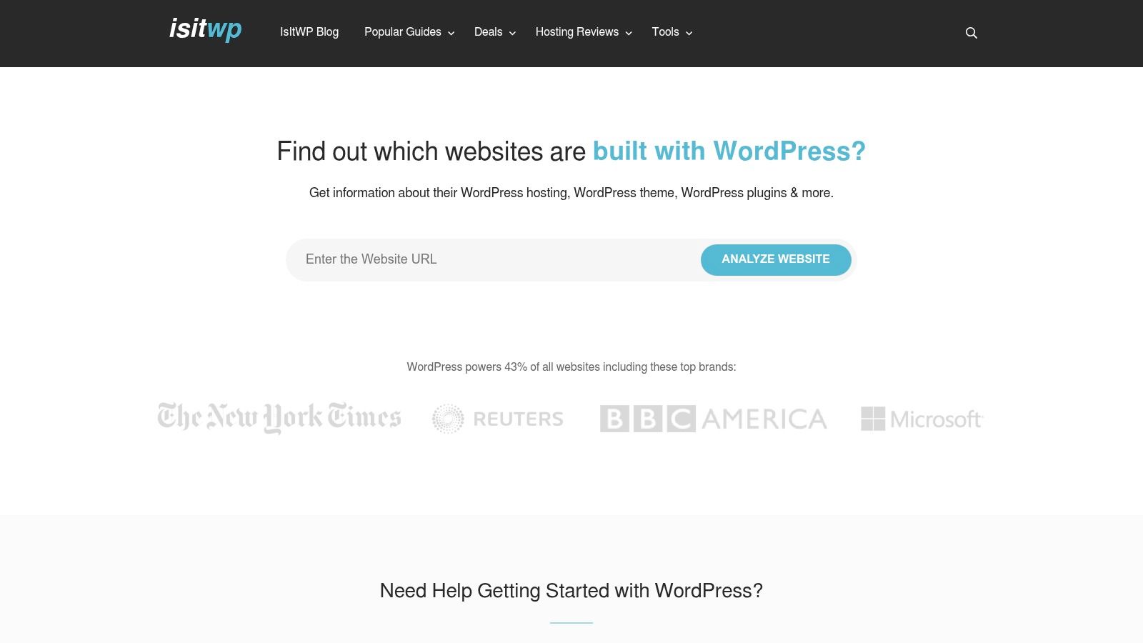 IsItWP WordPress Theme Detector