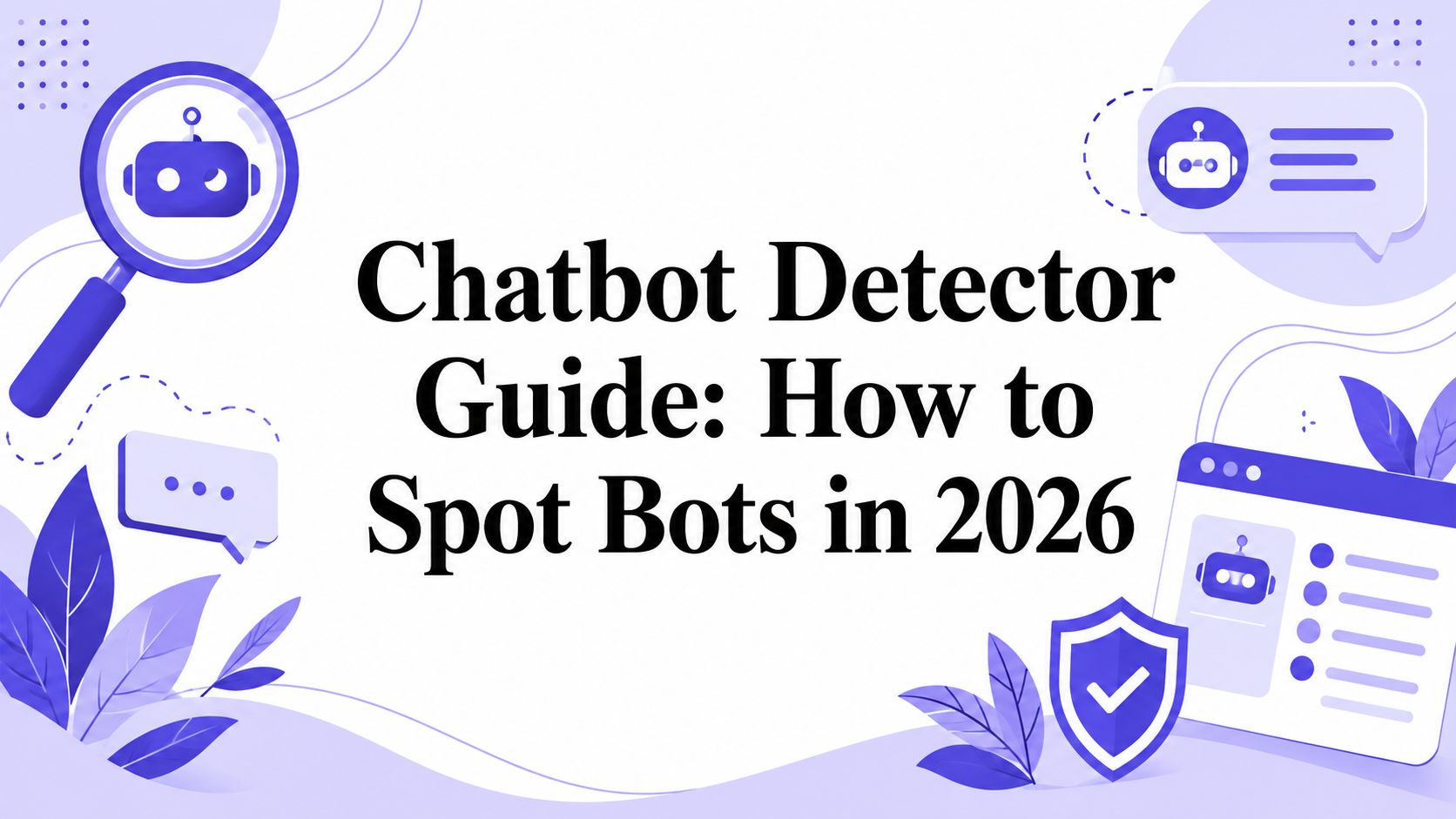 Chatbot Detector Guide: How to Spot Bots in 2026
