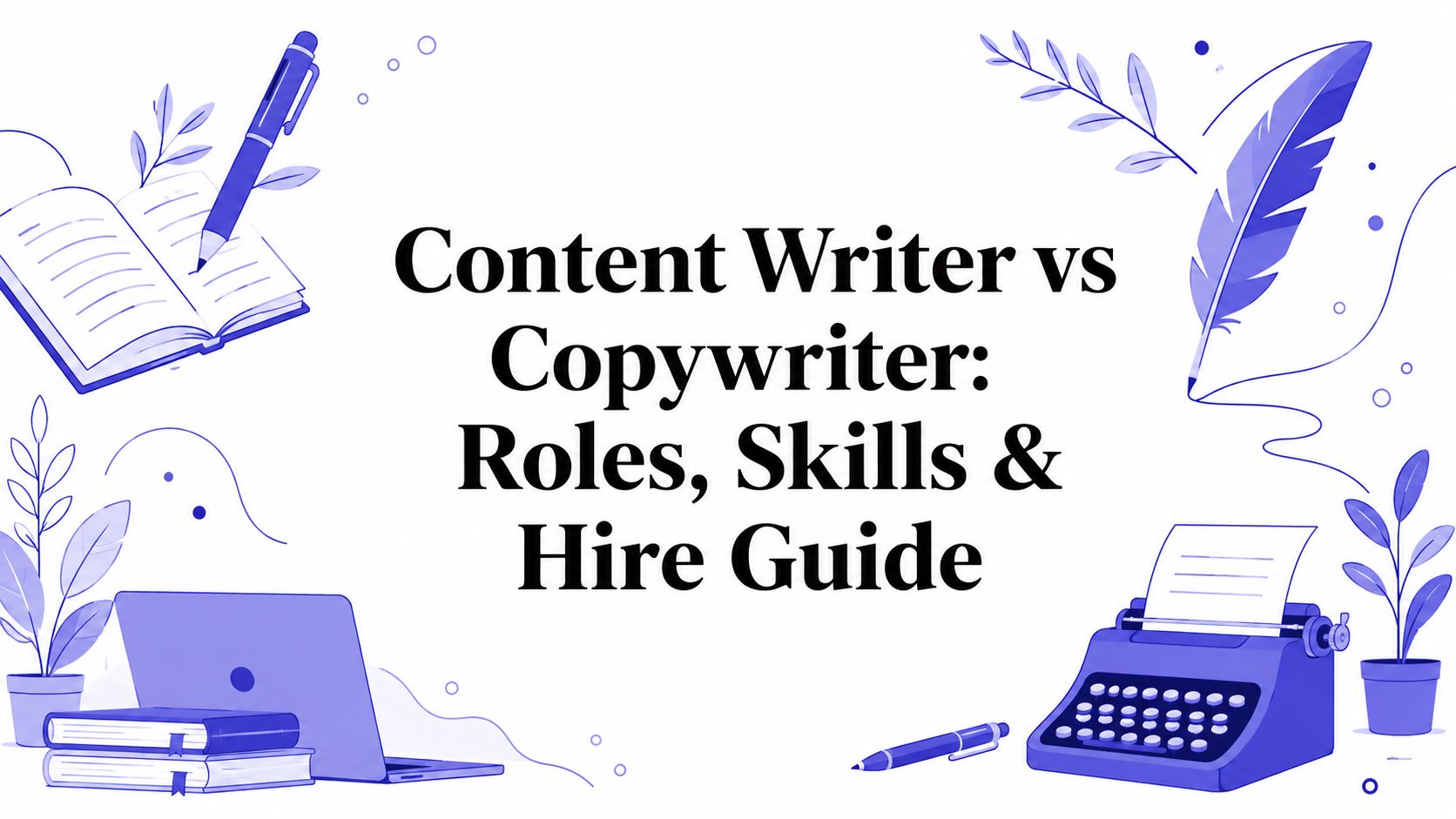Content Writer vs Copywriter: Roles, Skills & Hire Guide