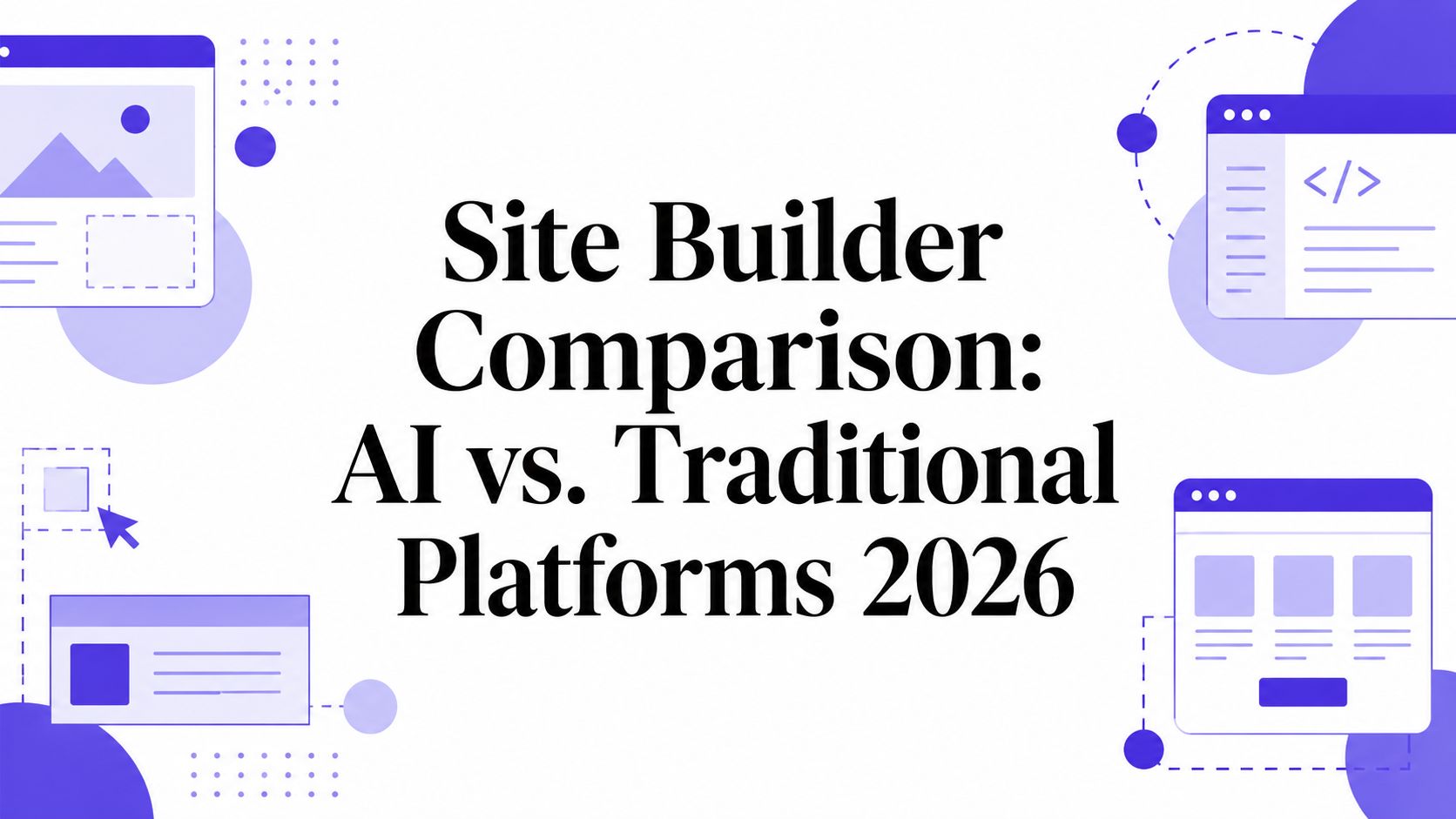 Site Builder Comparison: AI vs. Traditional Platforms 2026