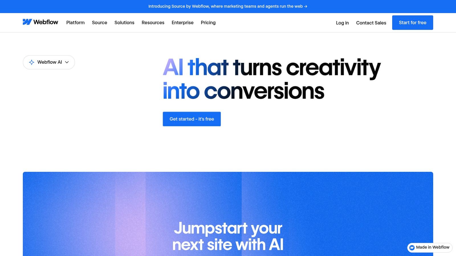 Webflow AI