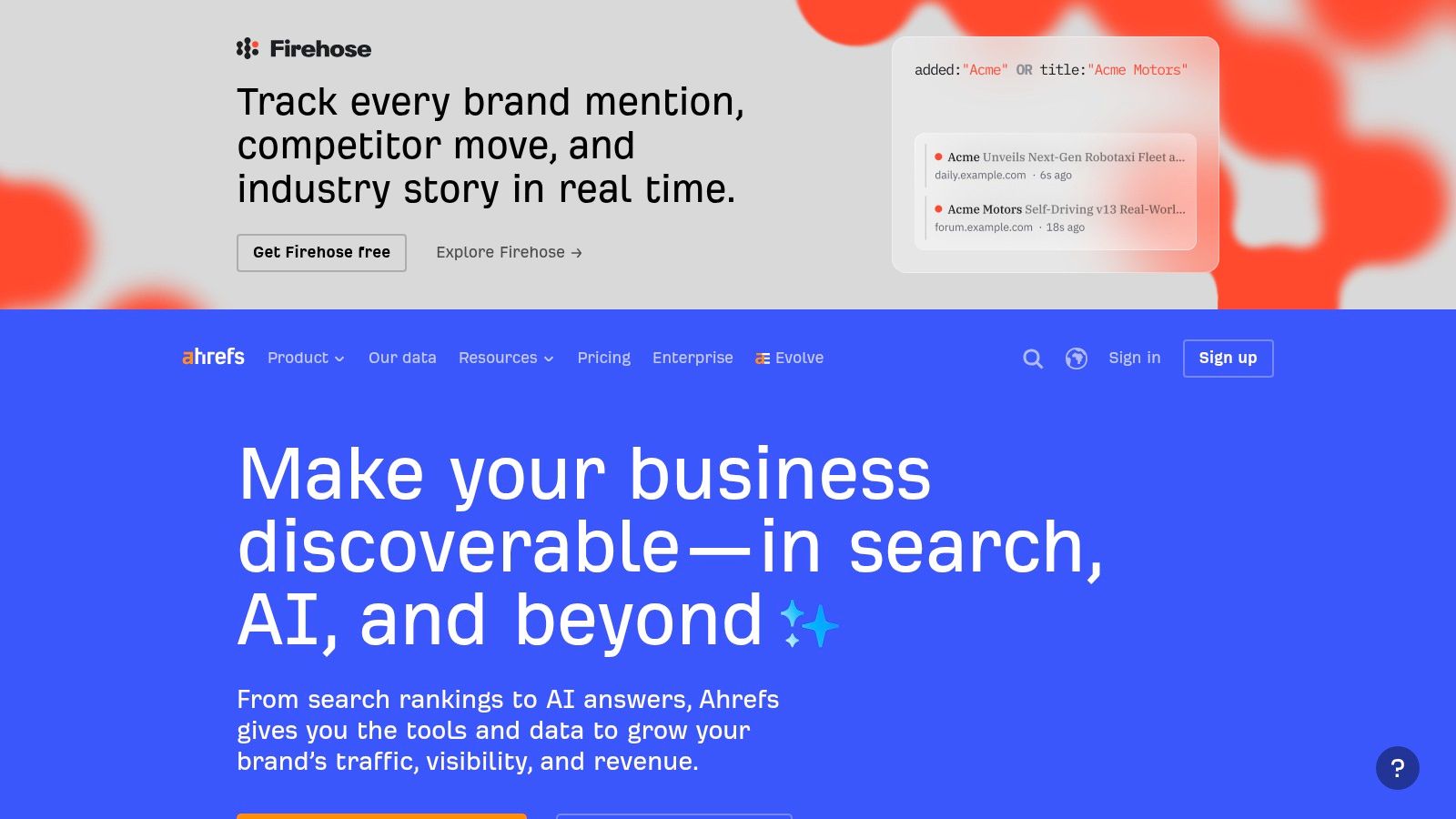 Ahrefs – Site Audit (including Ahrefs Webmaster Tools)