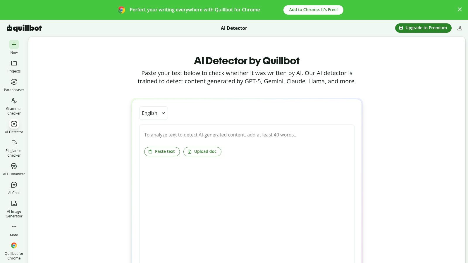 QuillBot AI Detector