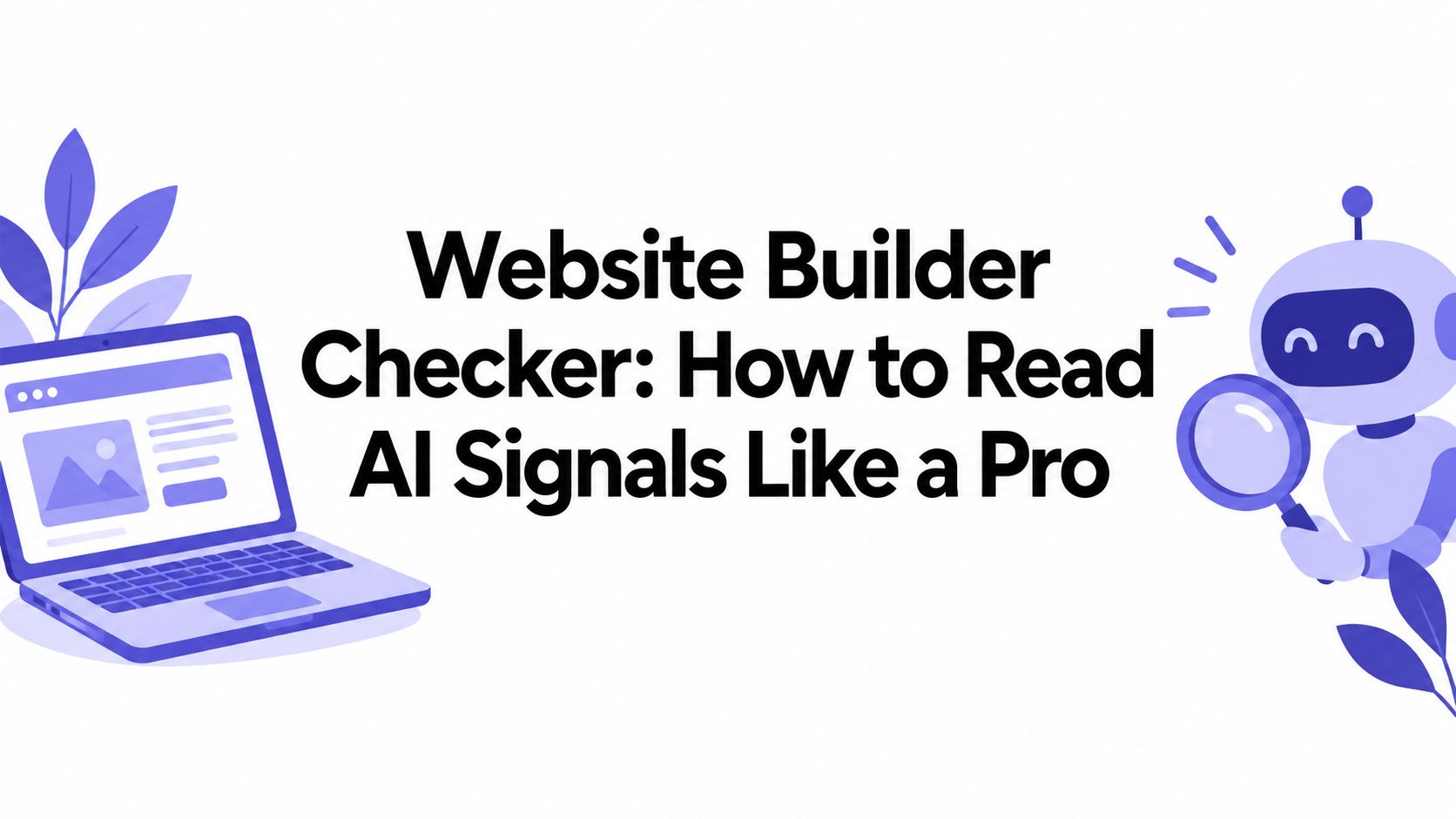 Website Builder Checker: How to Read AI Signals Like a Pro