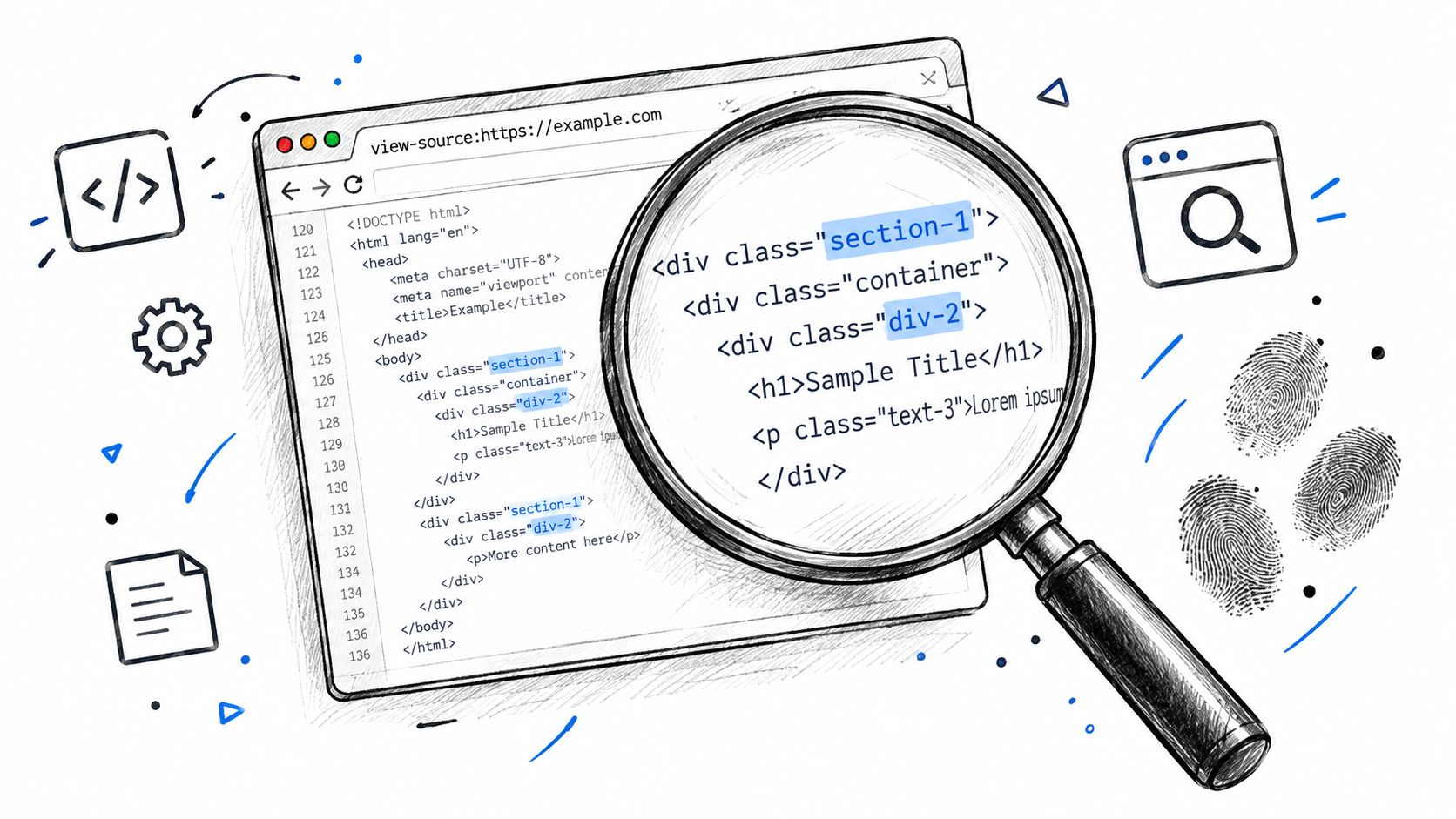 Screenshot from https://example.com/screenshots/view-source-ai-markers.png