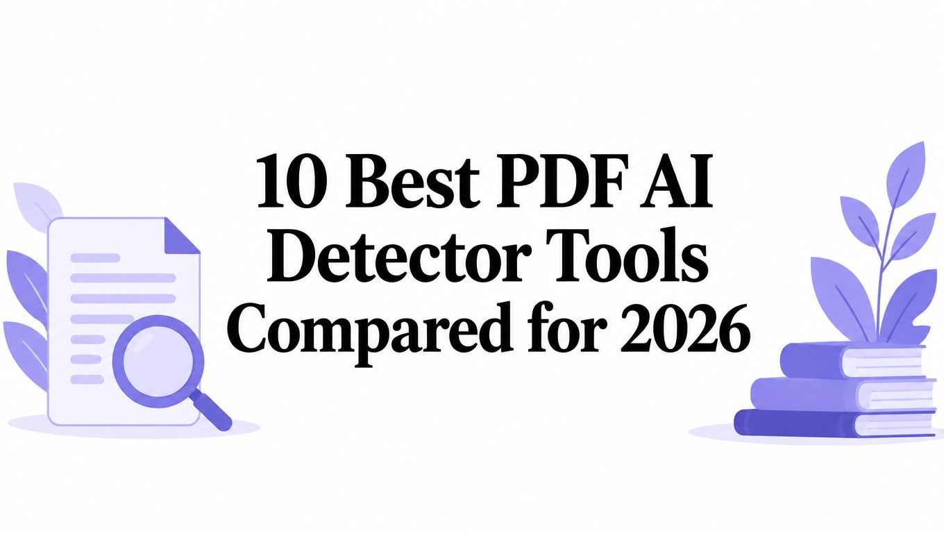 10 Best PDF AI Detector Tools Compared for 2026